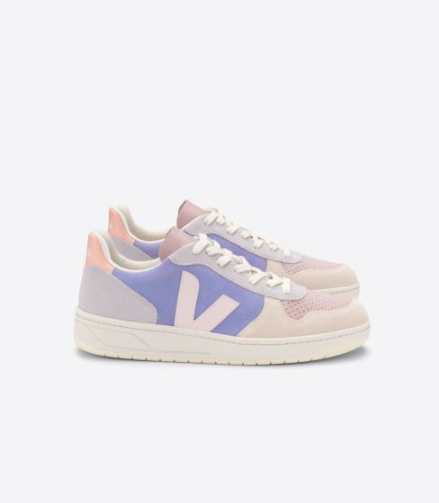 Sneaker VEJA V-10 Suede Multico Lavande Woman