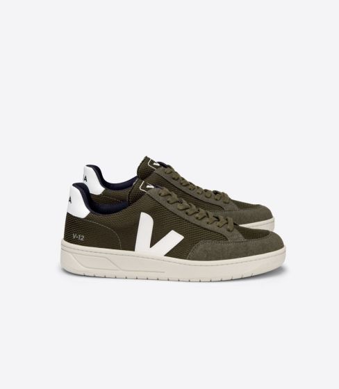 Sneaker VEJA V-12 Vegan B-Mesh Olive White Men