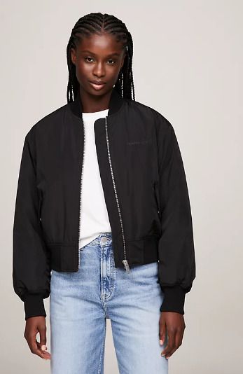 Bomberjacke TOMMY HILFIGER Black